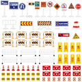 NUOBESTY 62pcs Miniature Traffic Signs – Kids Educational Road Toys