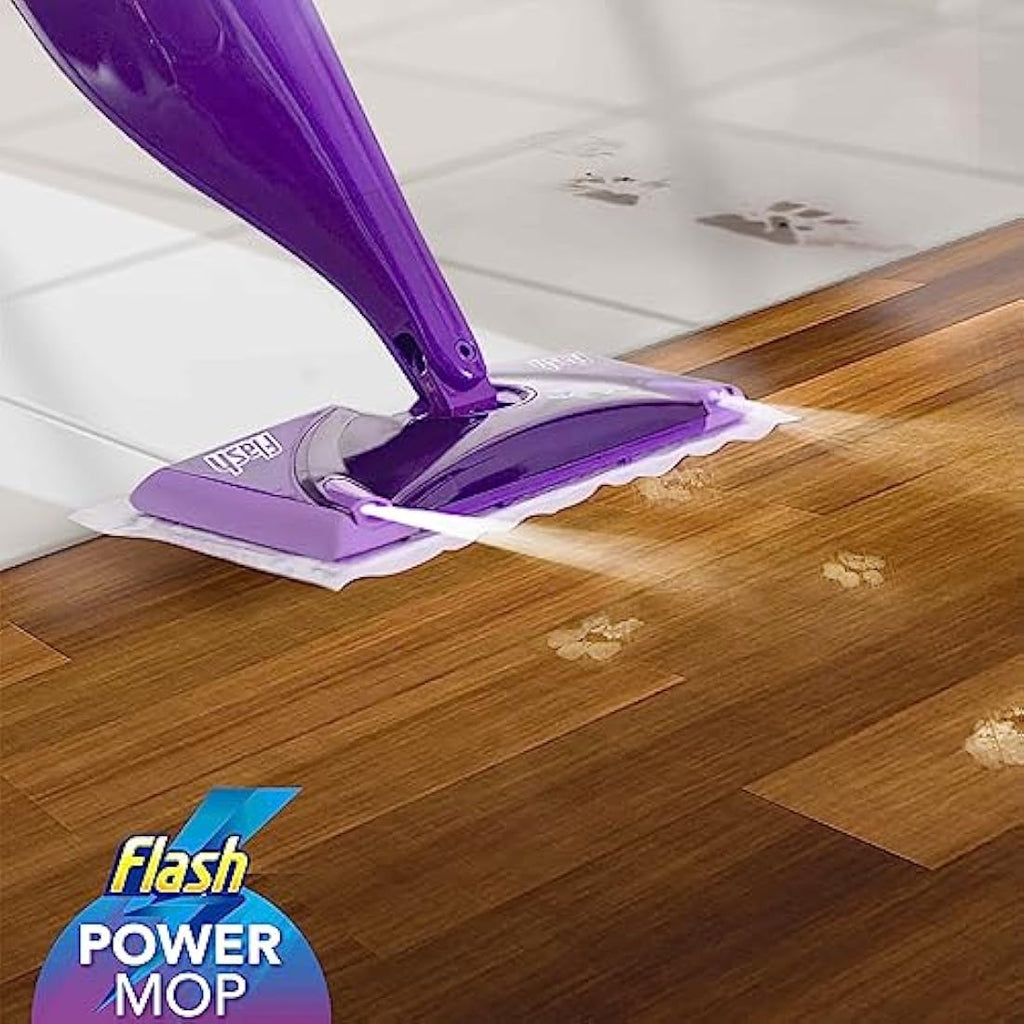 Flash Powermop Starter Kit | All-in-One Dual Spray Mop for Hard Floors