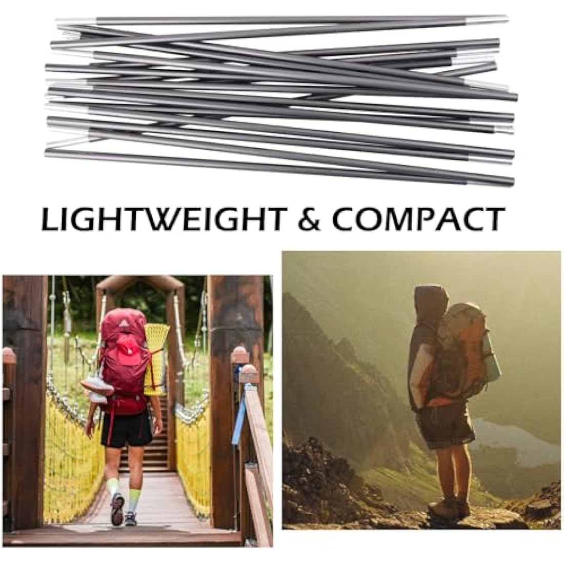 Azarxis Aluminum Tent Pole Replacements | 7001 T6 Alloy Support Rods