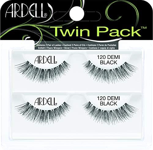 Ardell 120 Black False Eyelashes – Twin Pack (2 Pairs) Eye Makeup