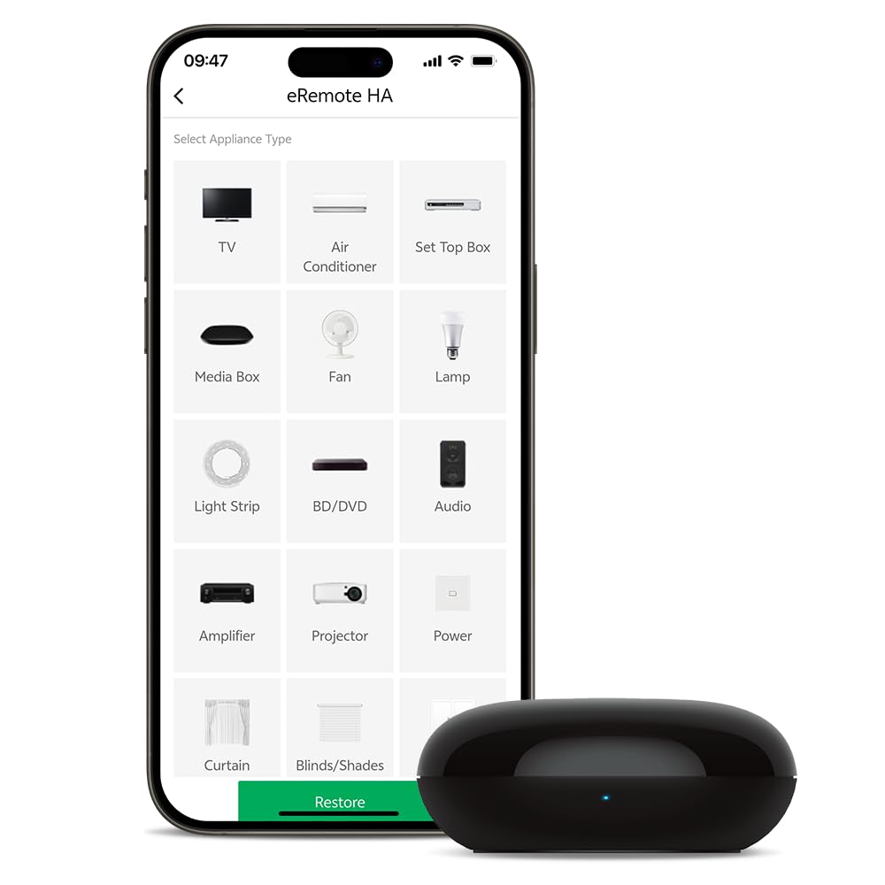 LinknLink eRemote HA Smart Wi-Fi IR Blaster | Home Assistant Remote