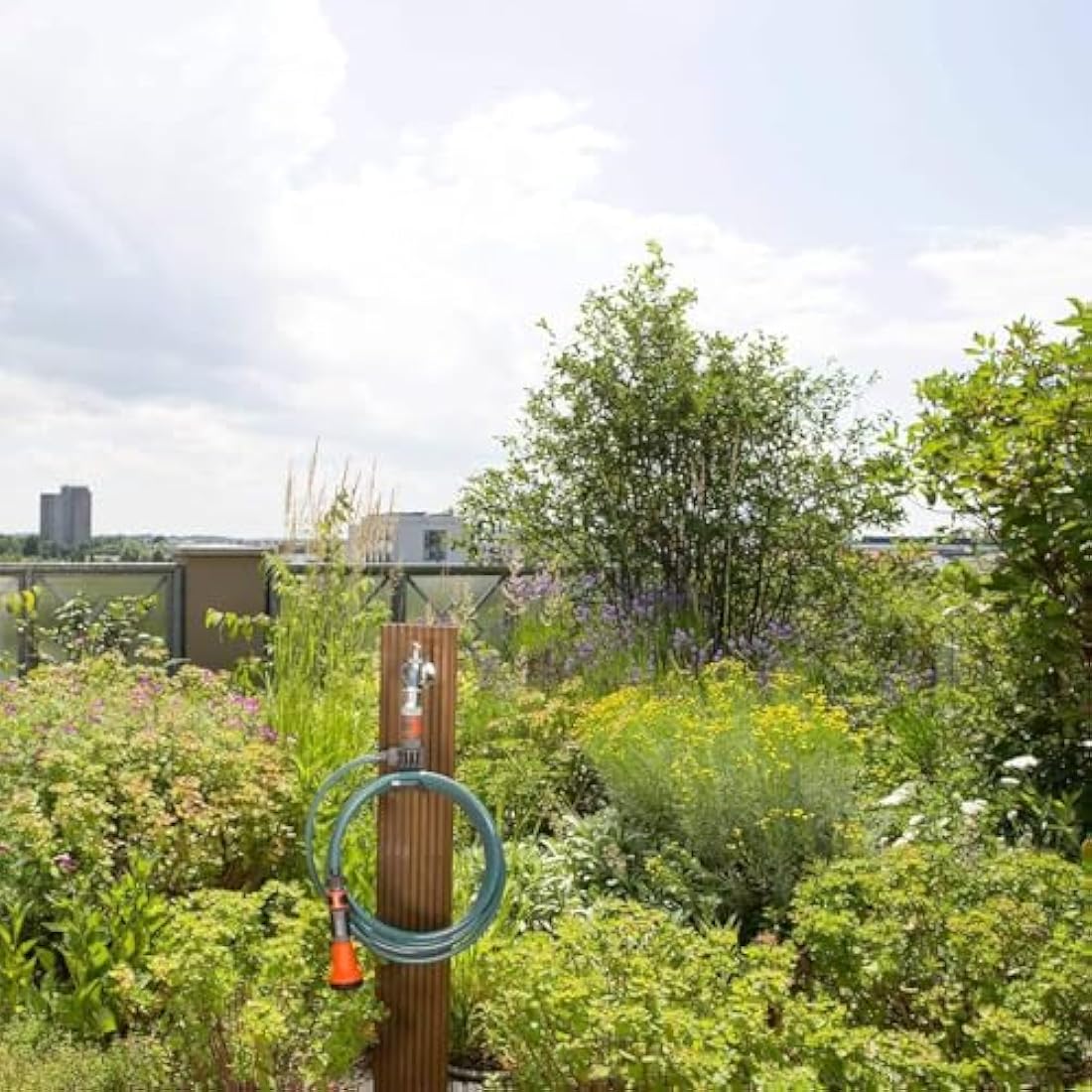 Gardena City Garden Spiral Hose 7.5m – Wall Mounted Terrace Hose Set