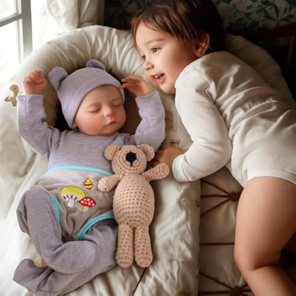 JIZHI 20" Realistic Reborn Baby Doll – Lifelike Vinyl Newborn Boy Doll