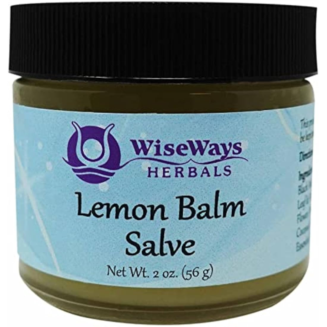 WiseWays Herbals Lemon Balm Salve – Natural Skin Moisturizer, 2 oz
