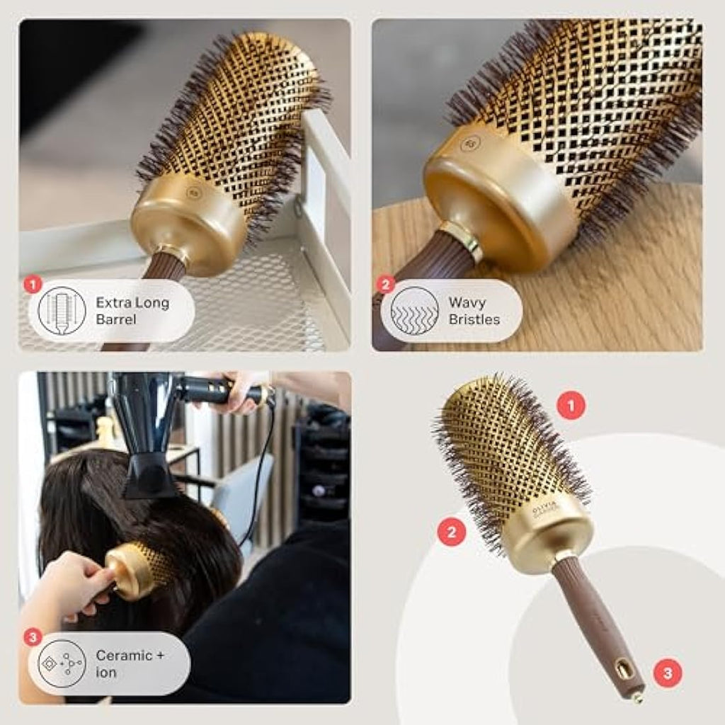 Olivia Garden Expert Blowout Speed 65mm Ceramic Round Hair Brush