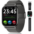 Popglory Smart Watch - 1.85" Fitness Tracker with Bluetooth Call & 2 Straps