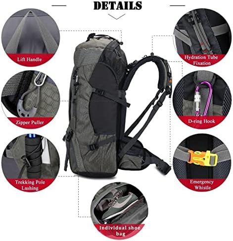 Jolof Store 60L Waterproof Hiking Backpack – Lightweight Foldable Daypack