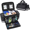 Trunab Large Emergency Trauma Bag | Professional EMT Medical Bag, Black