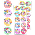 Unicorn Stickers – 200 Self-Adhesive Decals for Party Favors