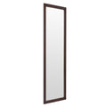Full Length Wooden Wall Mirror – Wenge Brown – 35x110cm