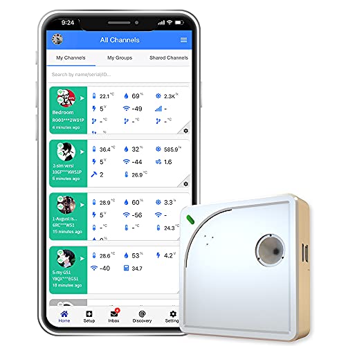 Ubibot WS1 WiFi Temperature & Humidity Sensor - Remote Data Logger