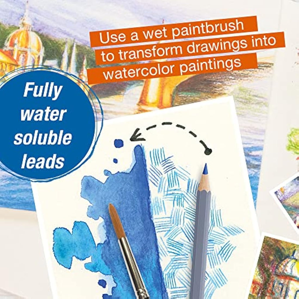 Faber-Castell Goldfaber Aqua Watercolour Pencils | Tin of 48