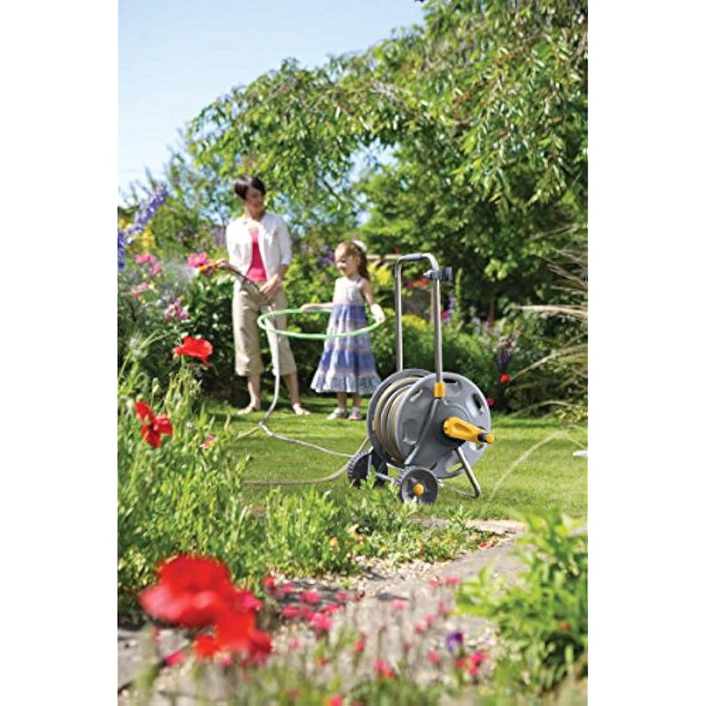 Hozelock 50m Assembled Hose Reel Cart – Durable Garden Storage