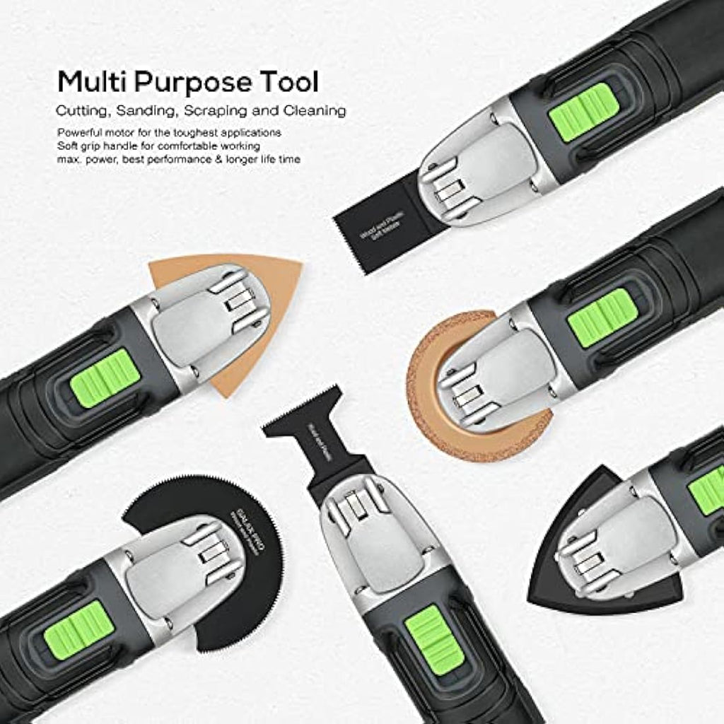 GALAX PRO Oscillating Multi-Tool Kit - 260W 6-Speed Saw with 40 Accessories