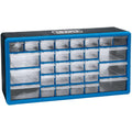 Draper 30 Drawer Plastic Tool Storage Unit | Wall Mountable Organiser
