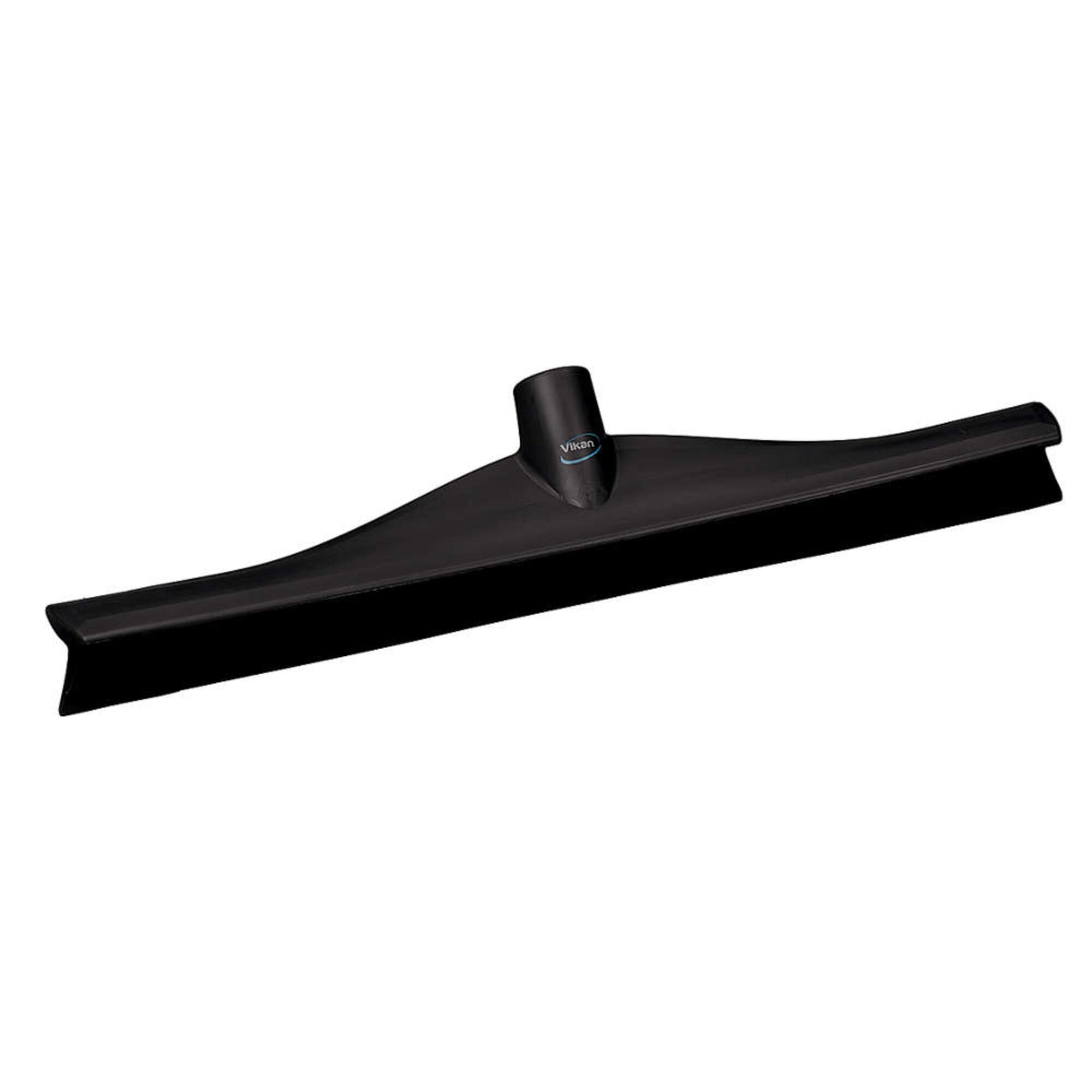 Vikan Ultra Hygiene Squeegee – 400mm Single-Blade Floor Squeegee, Black