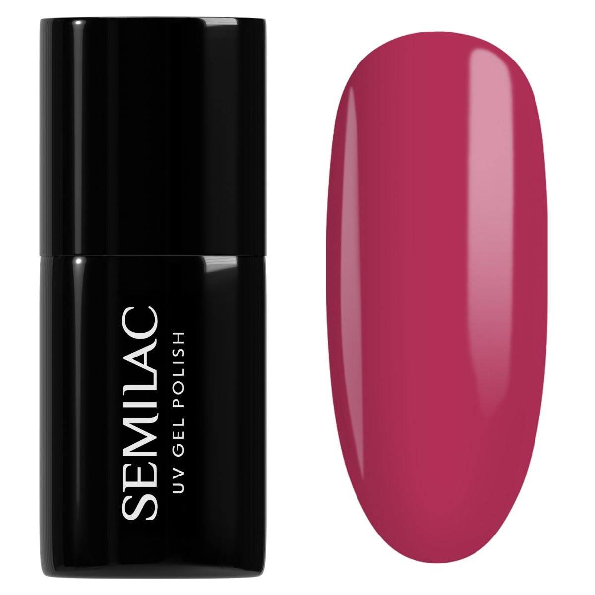 Semilac Gel Nail Polish 066 Glossy Cranberry – Long Lasting UV/LED Soak Off