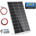 Jolof Store 100W Solar Panel Kit with 20A PWM Controller for RVs