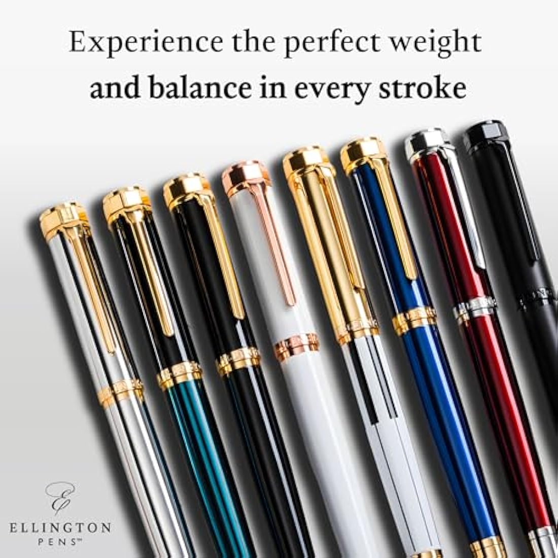 Ellington Luxury Fountain Pen Set – Refillable Calligraphy Pen with Ink