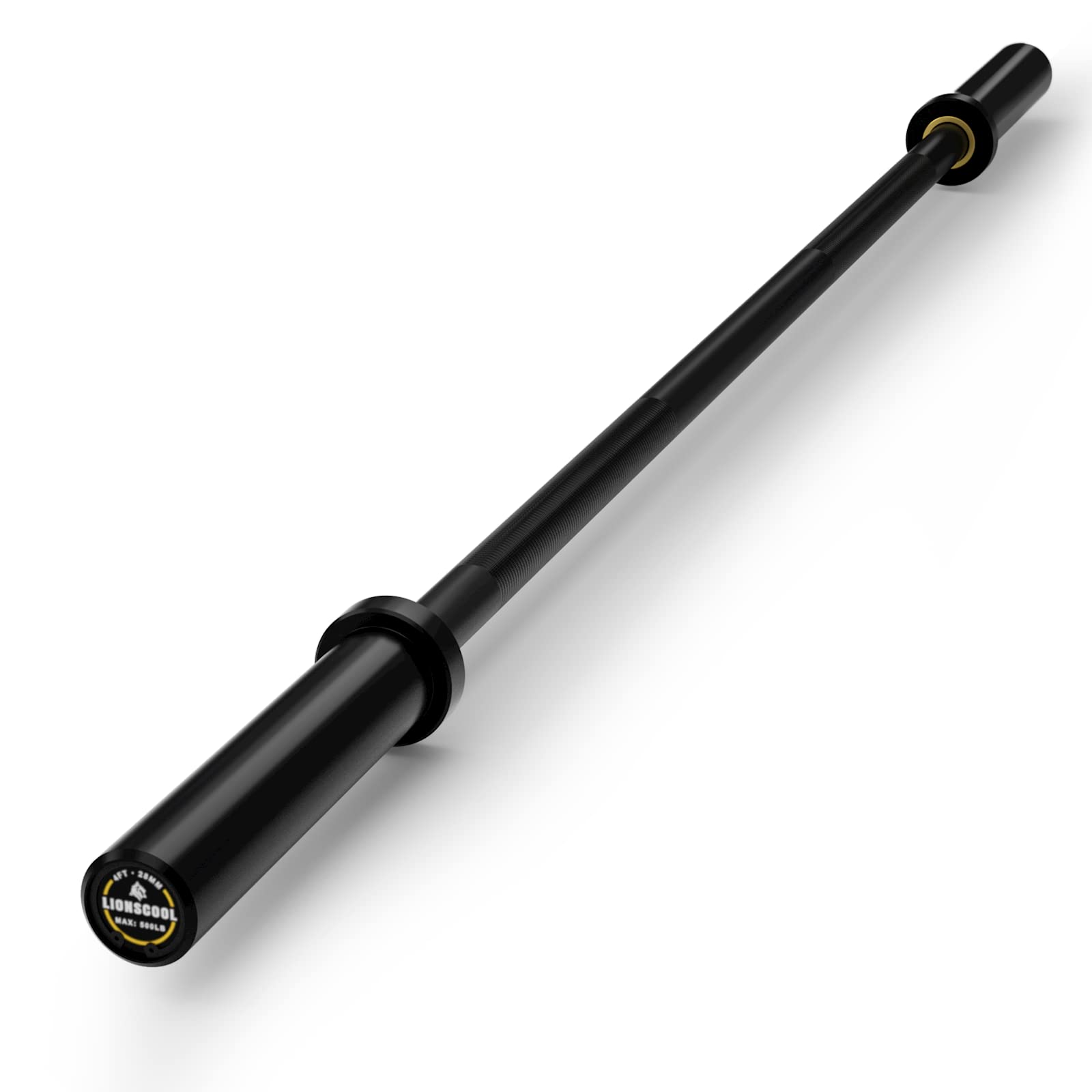 LIONSCOOL Olympic Barbell – 2 Inch Steel Training Bar for Weightlifting