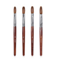 KADS Kolinsky Sable Acrylic Nail Art Brush Set – Red Wood Handle (4pc)