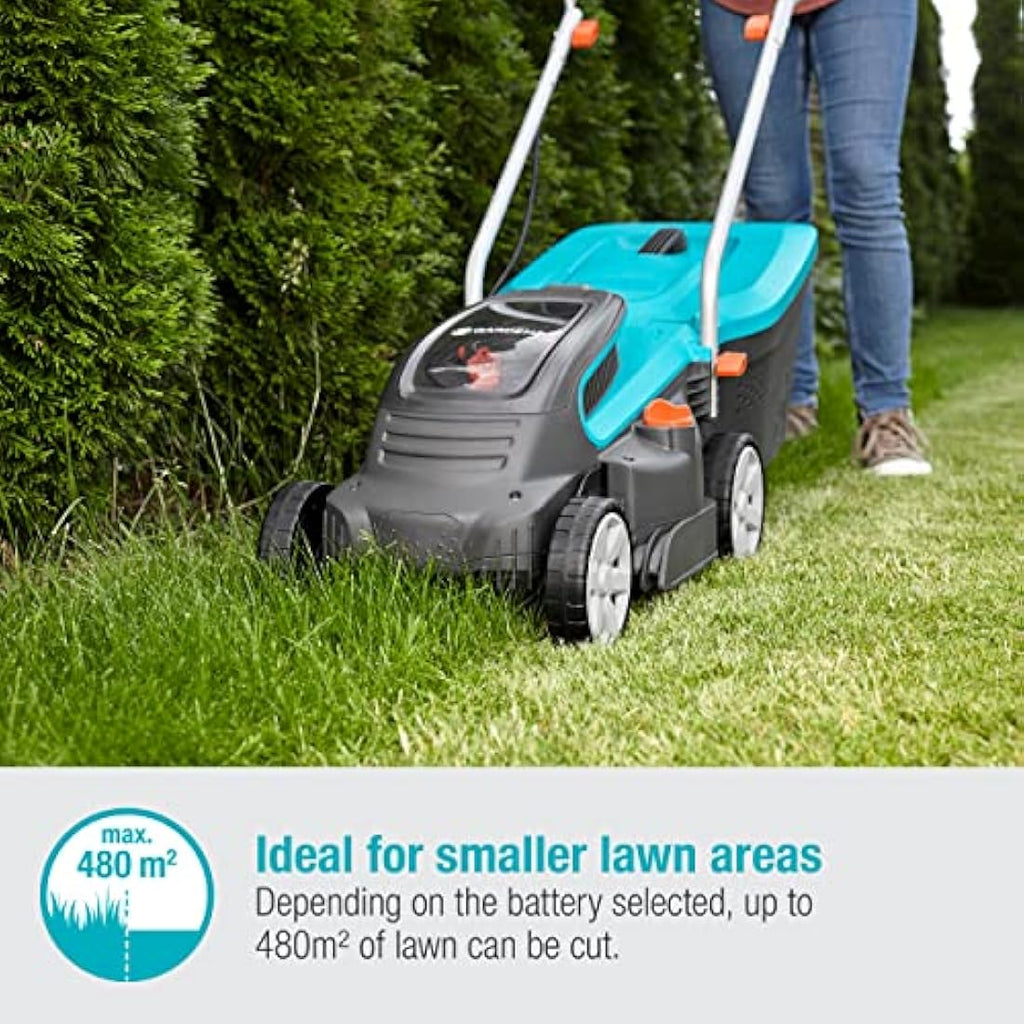 Gardena PowerMax 32/36V P4A Battery Lawnmower – 32cm Cutting Width