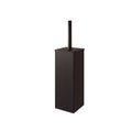 MUGO Black Toilet Brush – Freestanding Stainless Steel Bathroom Cleaner