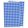 Jolof Store 10mm Round Blue Dot Stickers - 15,000 Self-Adhesive Labels