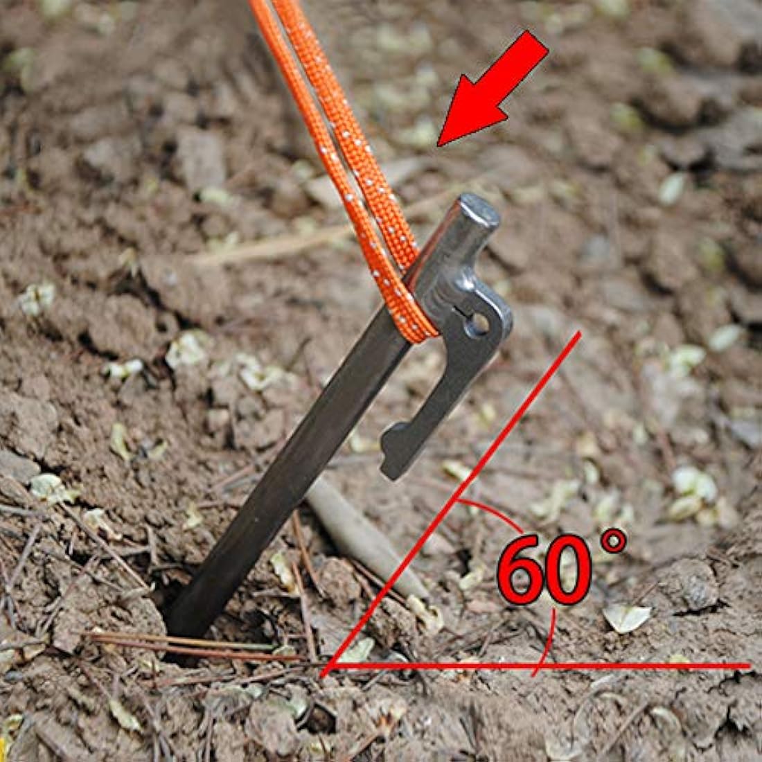 TITO Titanium Alloy Tent Stakes | 8mm x 240mm Heavy Duty Pegs