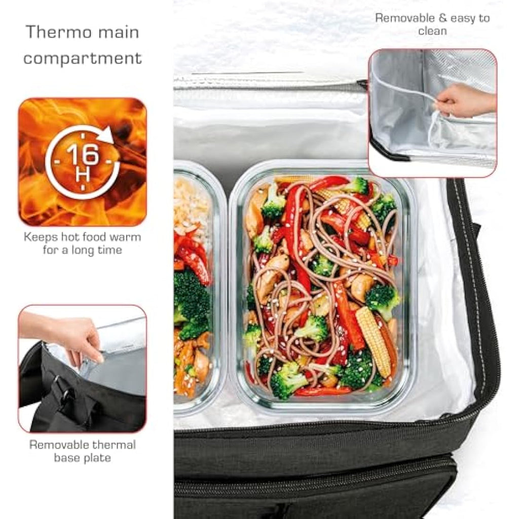 bomoe 45L Insulated Folding Cooler Bag – Waterproof Thermal Picnic Tote