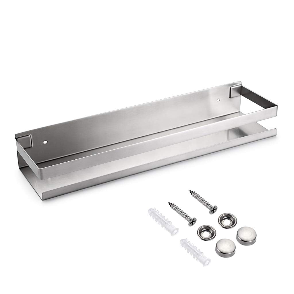 SUMNACON Stainless Steel Bathroom Corner Shelf – Wall Mounted Shower Caddy