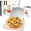 Joeji's Kitchen Pizza Stone and Peel Set – 30x38cm Cordierite for BBQ