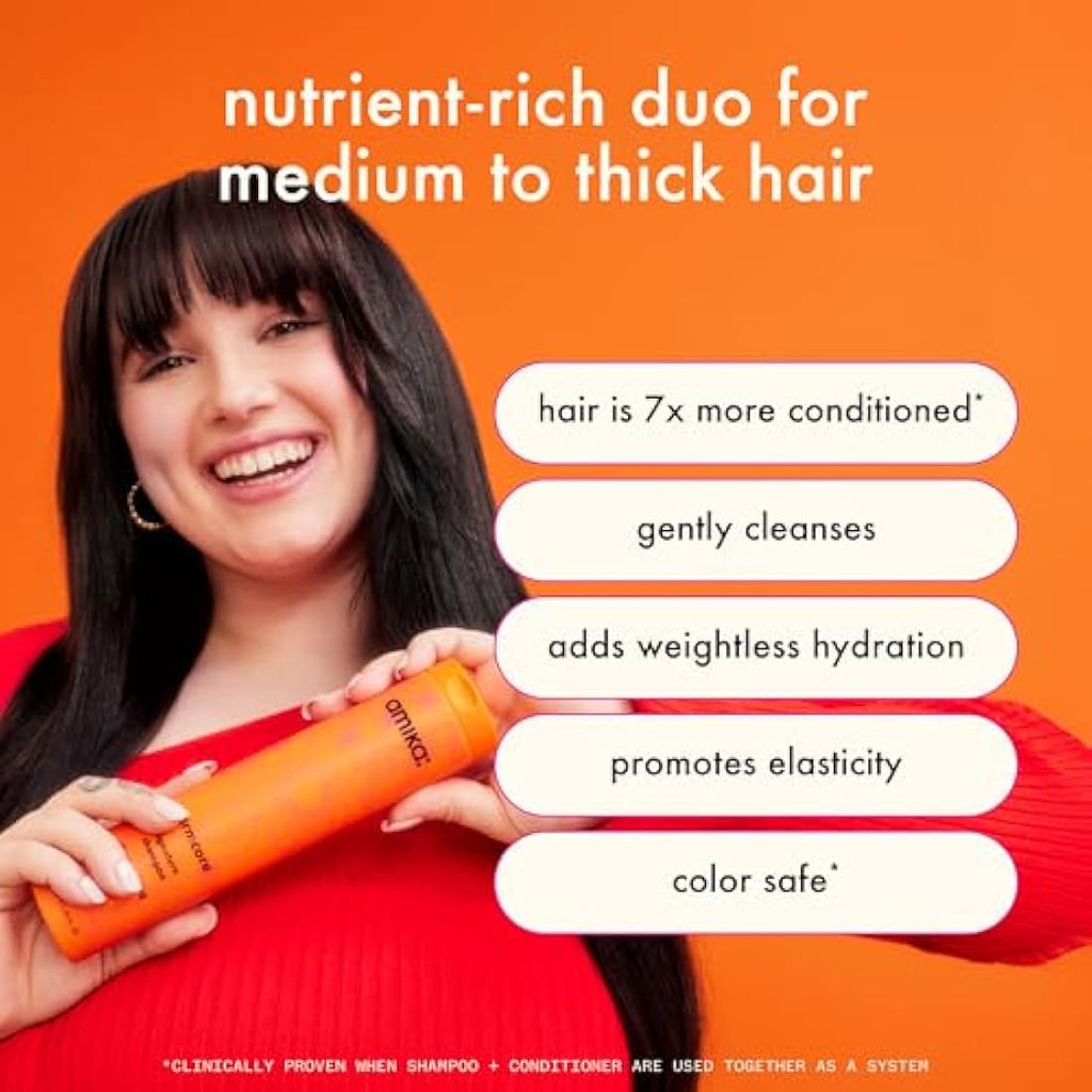 Amika Normcore Signature Shampoo - Daily Hydrating Hair Care (33.8 oz)