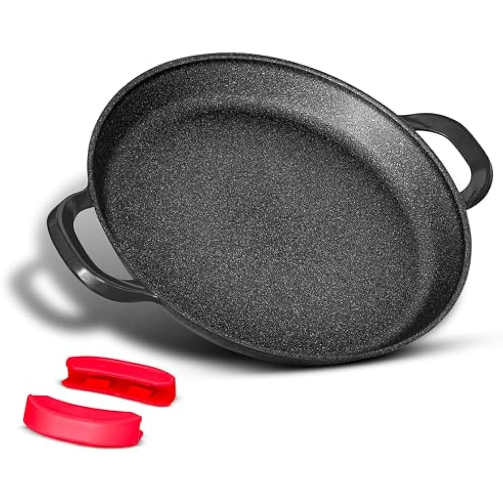 Intignis 40cm Non-Stick Paella Pan – Induction Carbon Steel Cookware