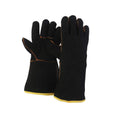 FZTEY Heat Resistant Leather Welding Gloves – Long Thermal Gauntlets
