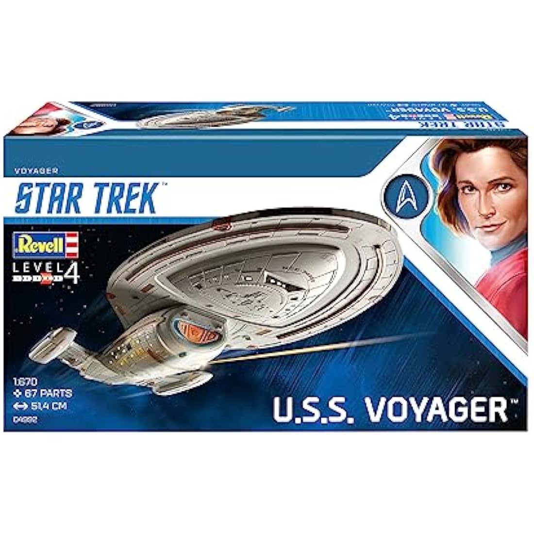 Revell U.S.S. Voyager 1:670 Scale Plastic Model Kit – Sci-Fi Spacecraft