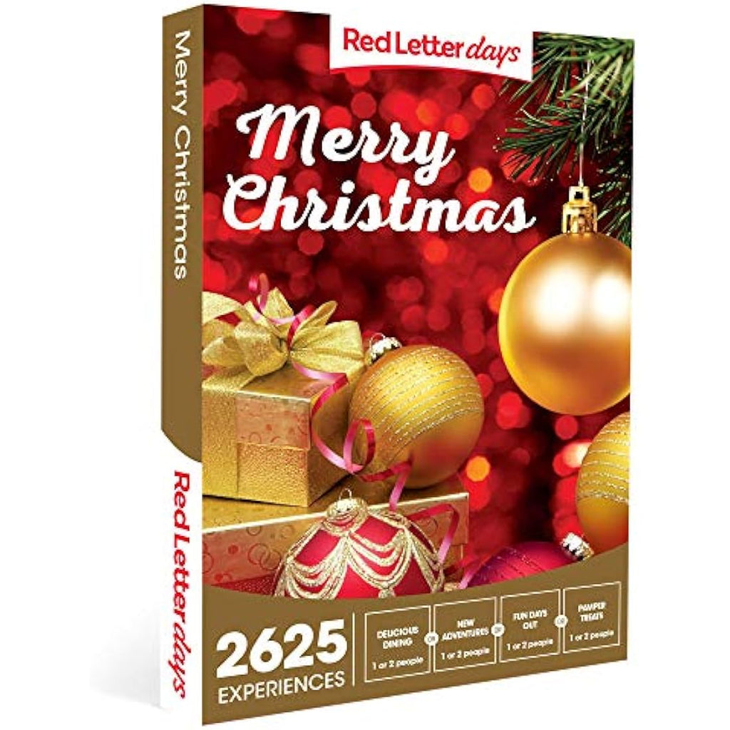 Red Letter Days Merry Christmas Experience Box – 2,625 Gift Vouchers