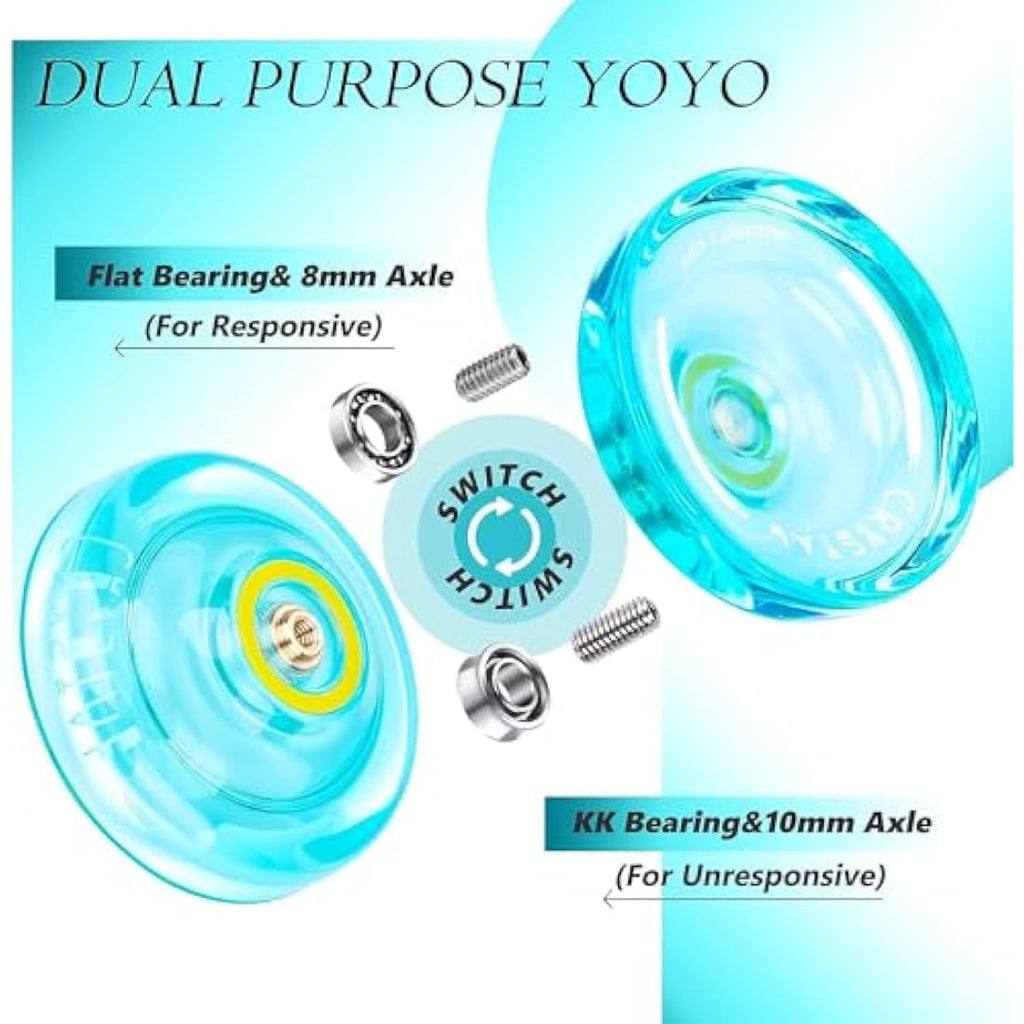 YOSTAR Yoyo Bearing Kit | Responsive & Unresponsive Parts with Remover