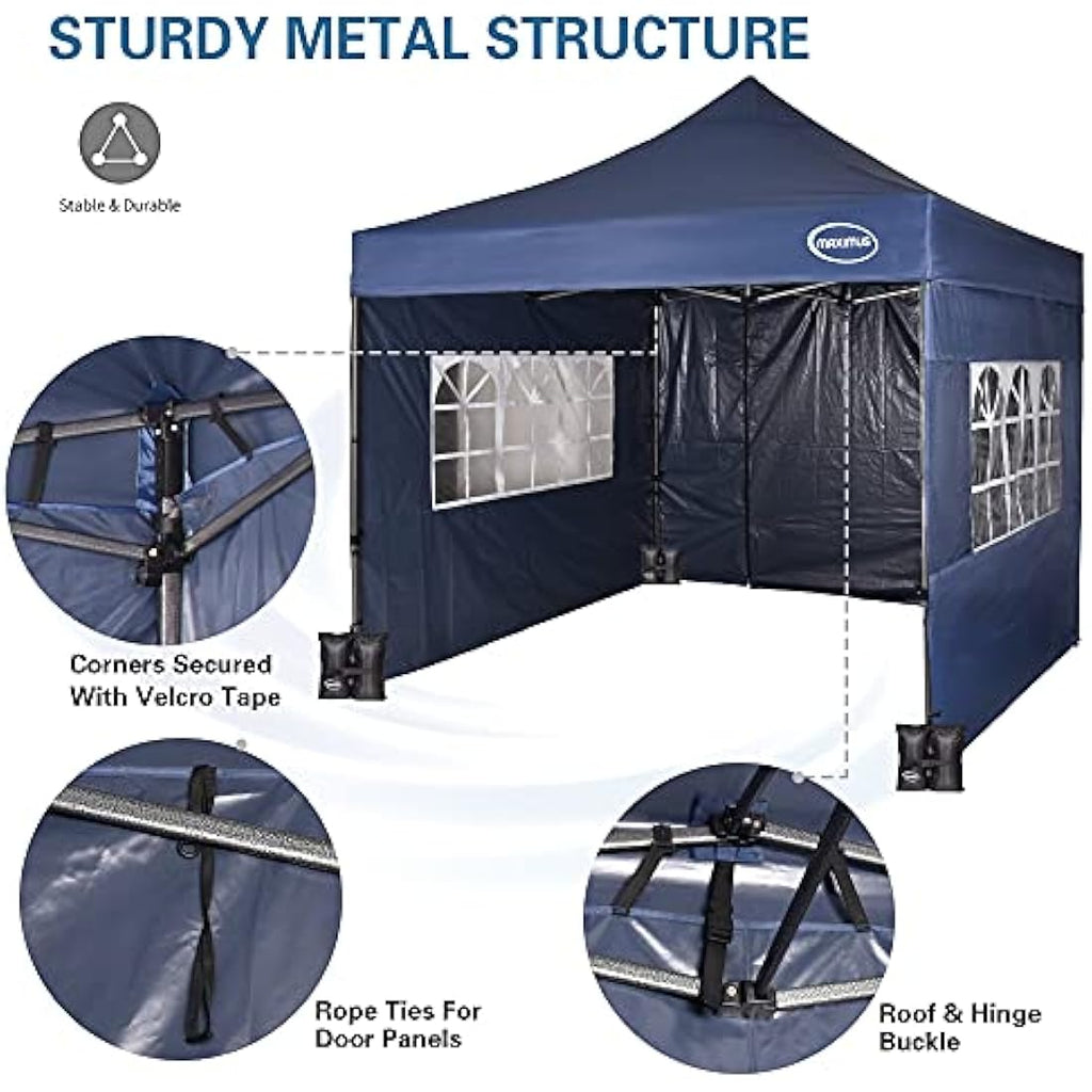 Jolof Store 3x3m Heavy Duty Pop Up Gazebo | Waterproof Market Stall - Blue