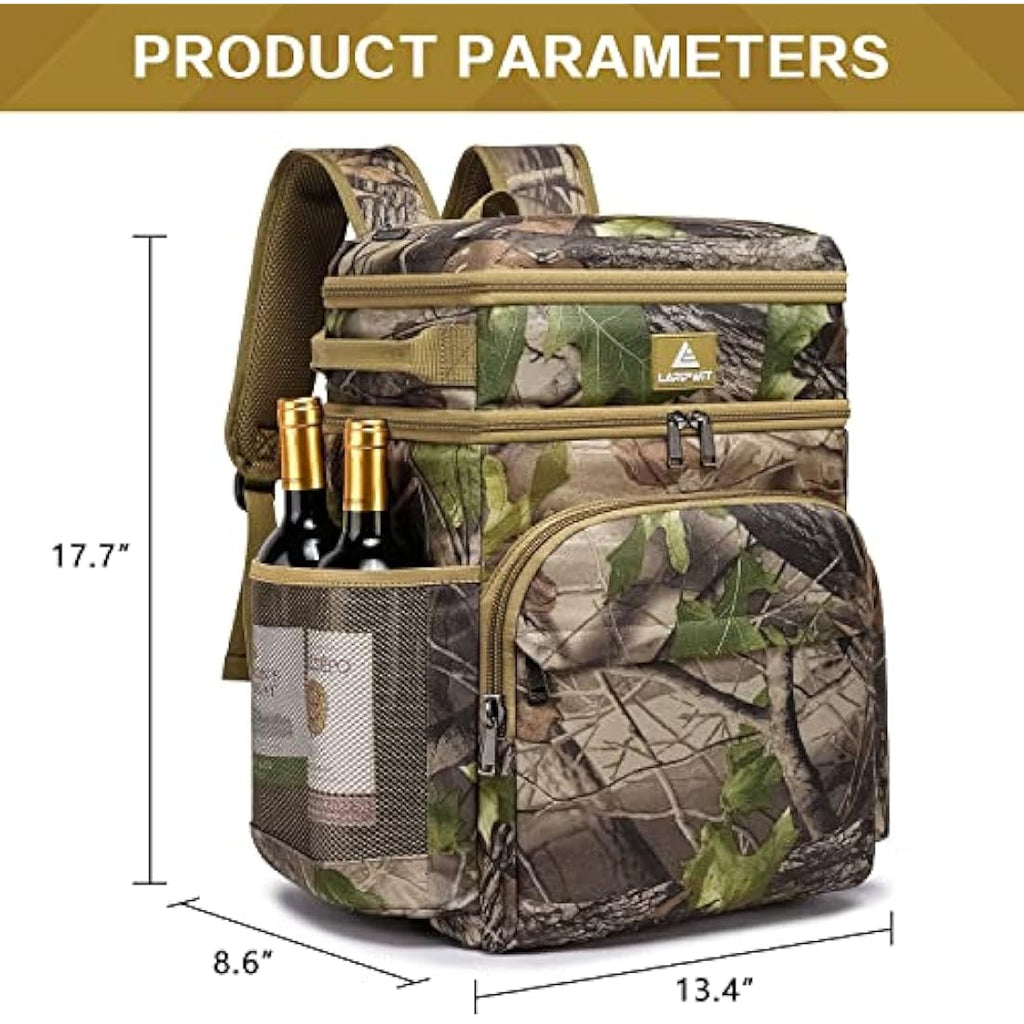 Laripwit 54-Can Insulated Cooler Backpack | Leak-Proof Picnic Rucksack