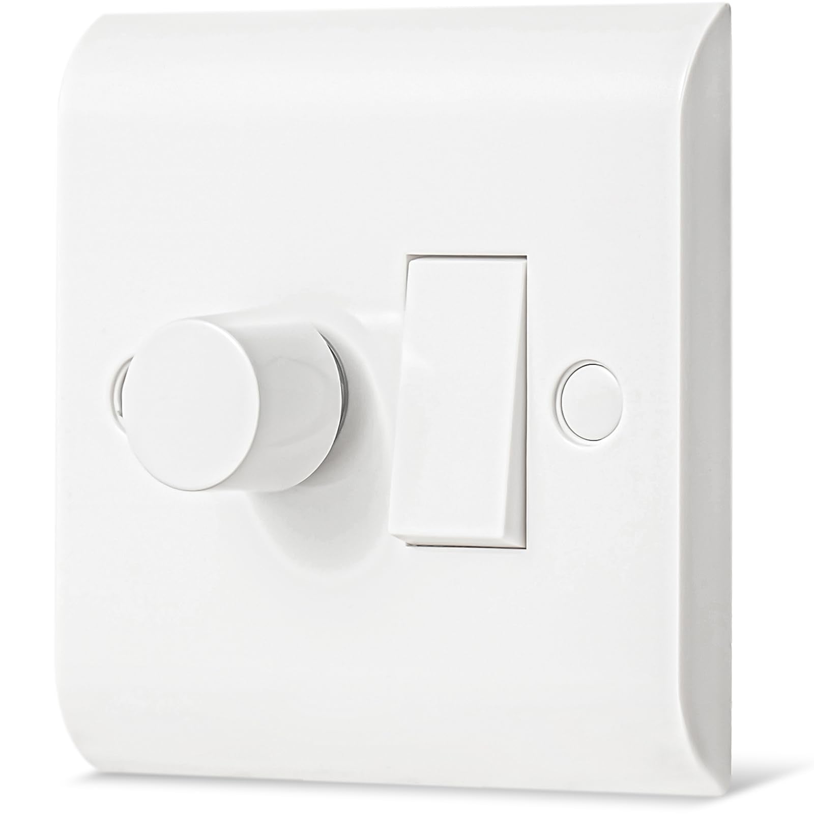 Jolof Store 2-Gang 2-Way LED Dimmer & Rocker Wall Light Switch Combo
