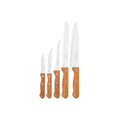 Tramontina 5-Piece Kitchen Knife Set | Stainless Steel & Wood Handles
