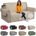 XINEAG Quilted Loveseat Cover | Water Resistant Non-Slip Sofa Protector