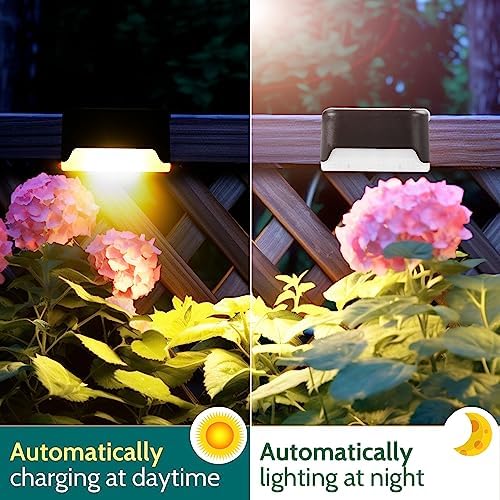 Solpex Solar Deck Lights | 20 Pack Waterproof Outdoor Step & Fence Lamps