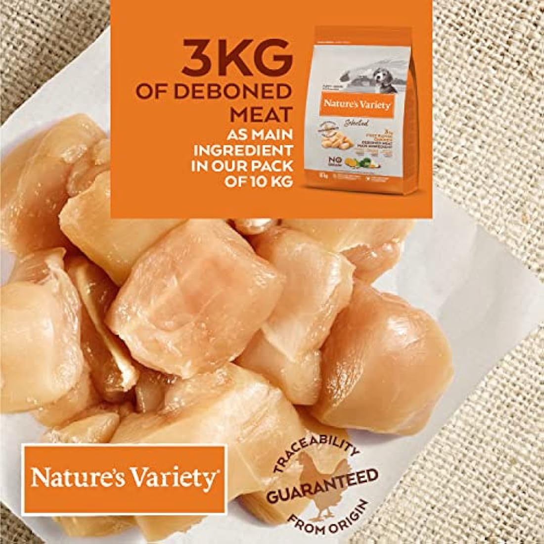 Nature's Variety Selected Junior Dry Dog Food - Free Range Chicken 10kg