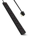 ExtraStar 6 Way Surge Protected Extension Lead with Individual Switches | 5M