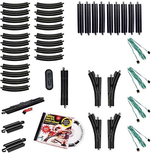 Bachmann HO Scale E-Z Track Pack – Steel Alloy Rail Model Train Set