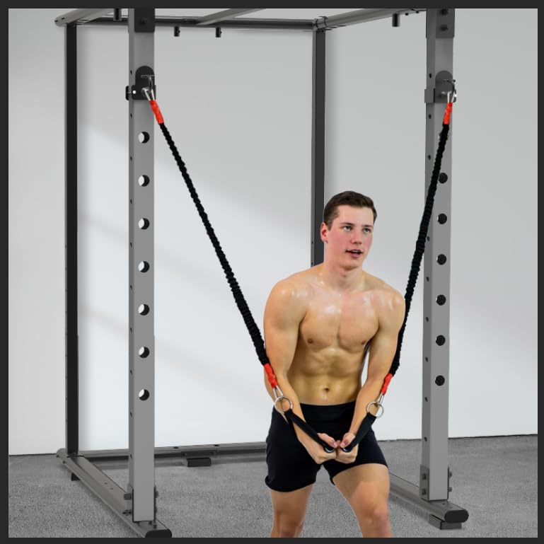 Kipika Resistance Band Anchors for 3x3 Power Rack - Heavy Duty Steel, 2 Pack