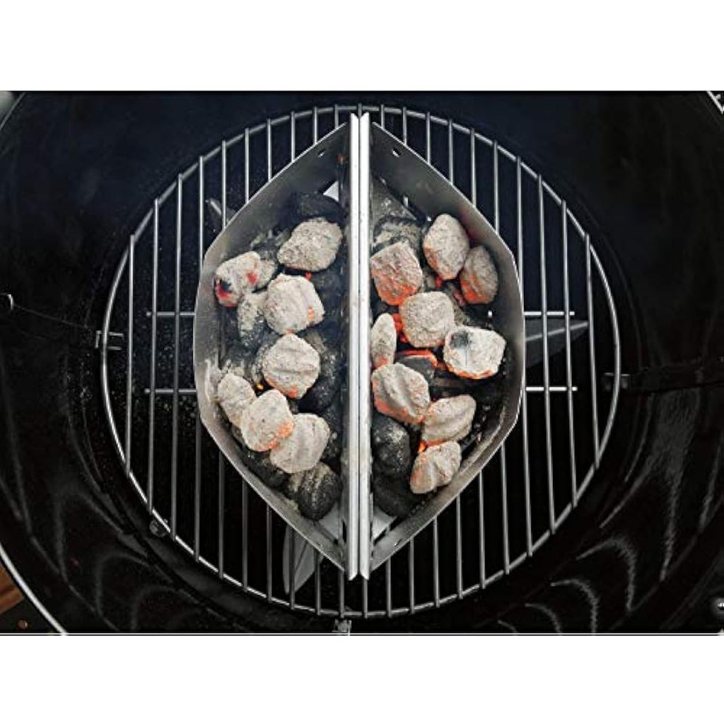 GFTIME Charcoal Baskets for Weber Kettle Grills, 2-Pack Steel Holders