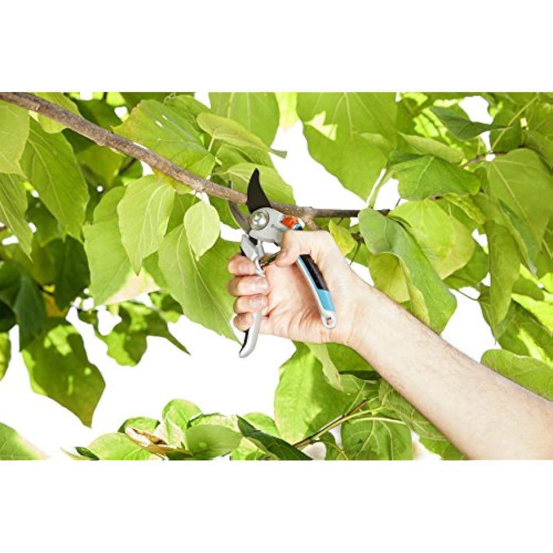 Gardena Alu Garden Secateurs B/L – Bypass Pruning Shears, 25mm Cut